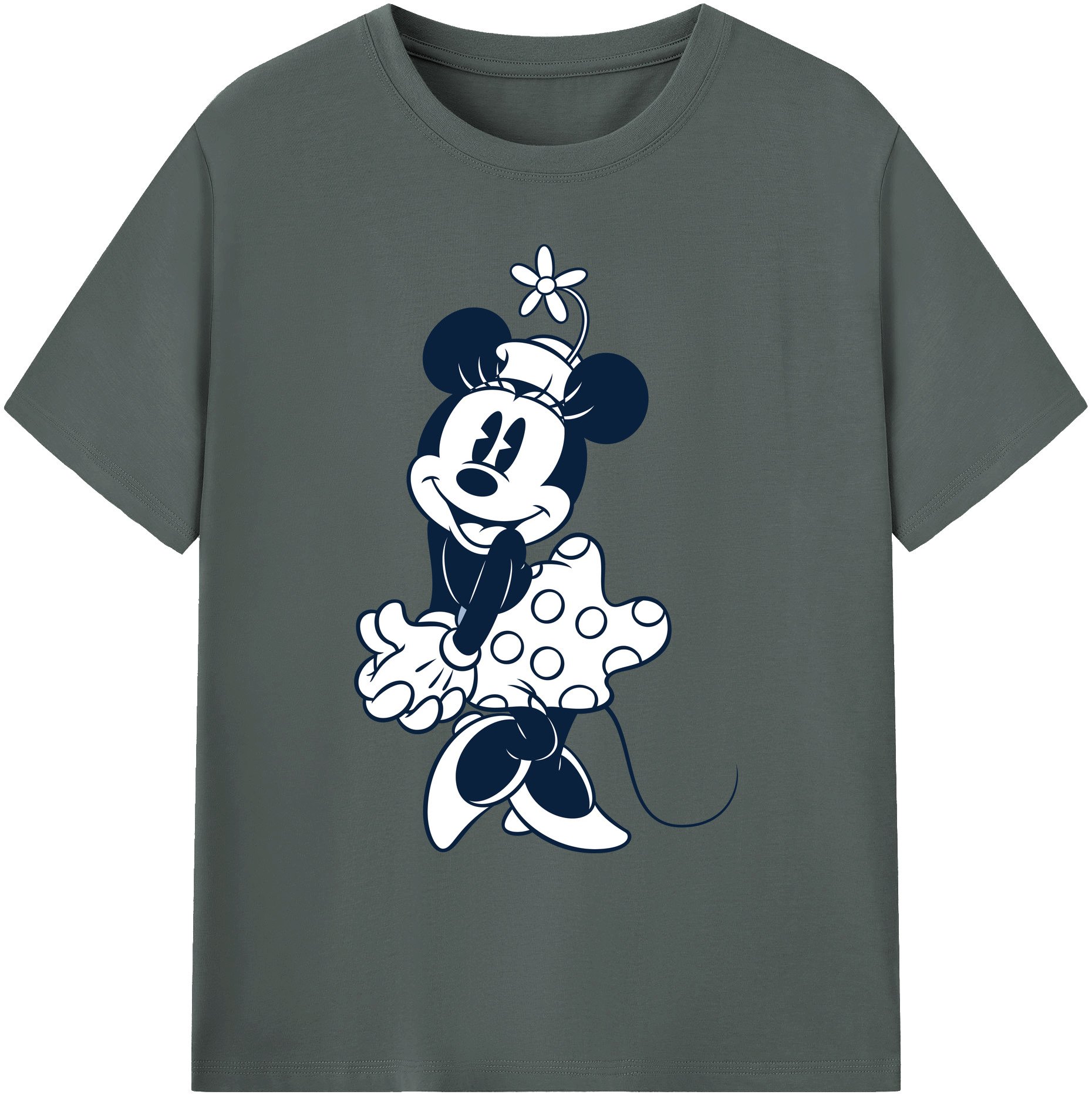 ミッキーマウス Mickey Mouse 綿100％ メンズ半袖Tシャツ｜肌触りやわらか＆通気性